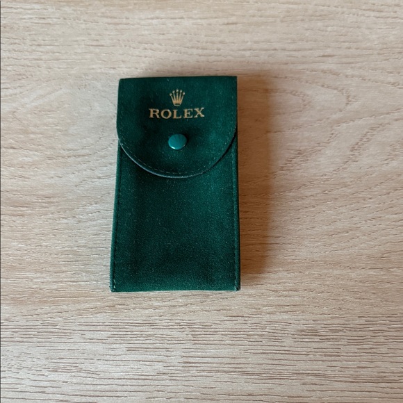 Rolex Dark Green Velvet Pouch